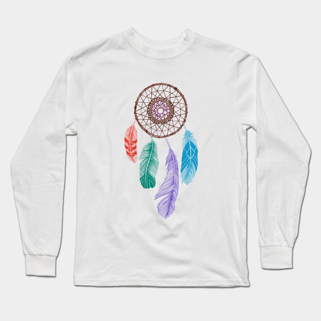 Dreamcatcher Long Sleeve T-Shirt by rcaldwell